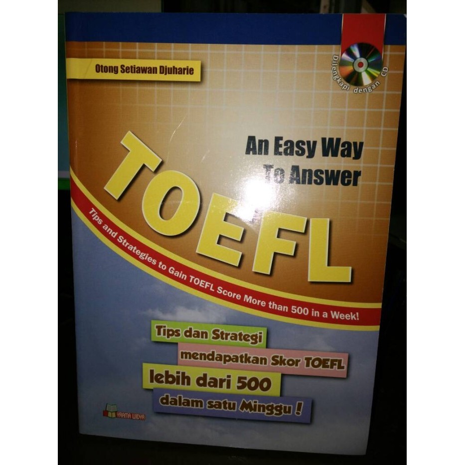 

Catatan Buku An Easy Way To Answer Toefl
