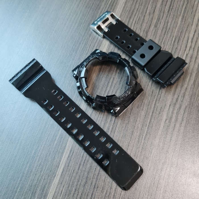 Terlaris BNB BEZEL STRAP G-SHOCK GA-100 GA-110 GA-120 GD-100 BLACK GLOSSY SALE