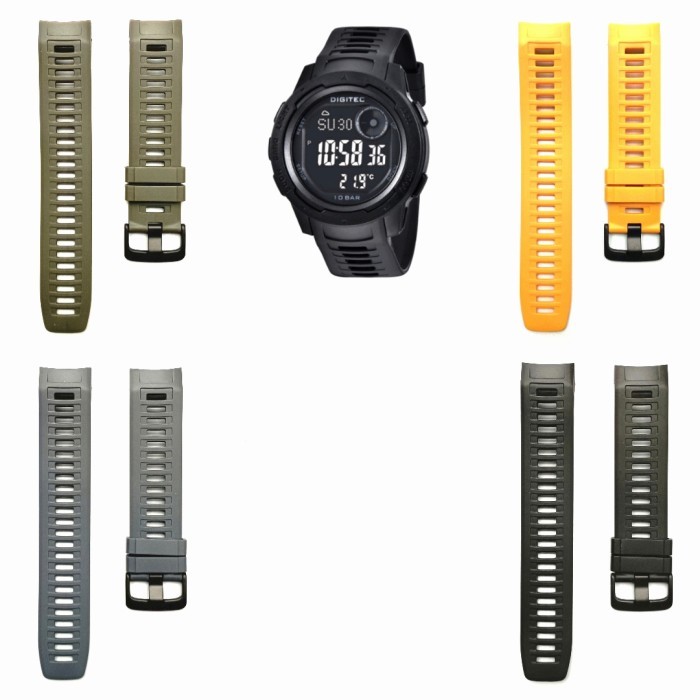 Terlaris Tali Jam Tangan Digitec 8100 DS-8100 DG-8100 T Strap Rubber Outdoor SALE
