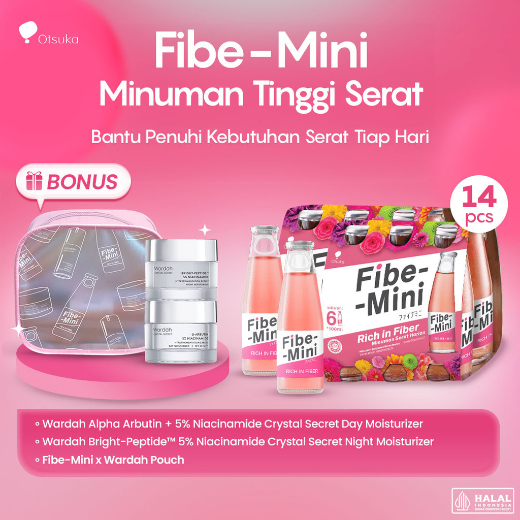 

Fibe-Mini x Wardah Crystal Secret Special Package 2 - Isi 14 botol