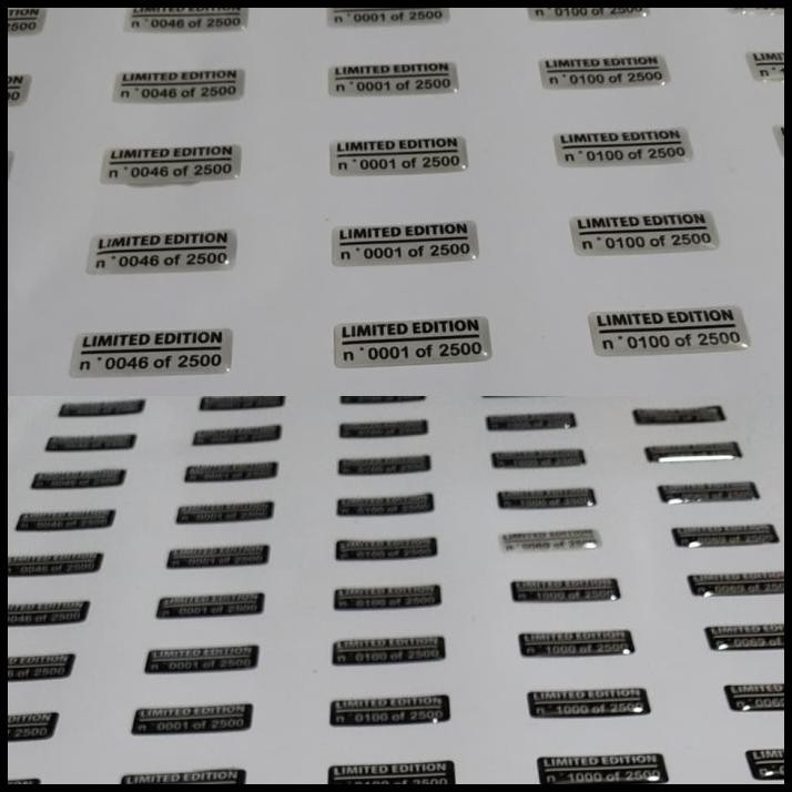 

GRATIS ONGKIR STICKER TIMBUL RESIN LIMITED EDITION OF 1000 !!!!!