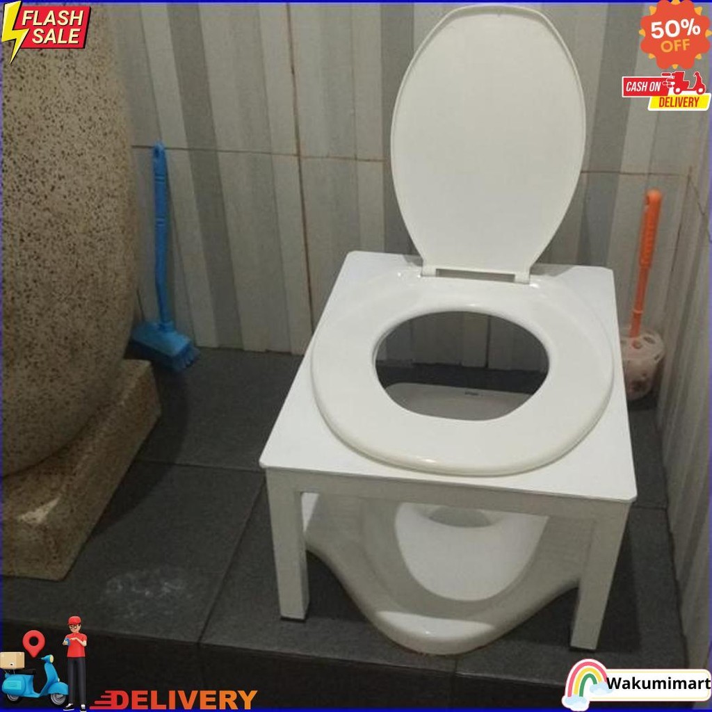 Dudukan Kursi Toilet Jongkok Portable Untuk Para Ibu Hamil Dan Orang Tua Bisa Untuk Orang Sakit Sara