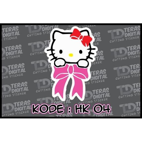 

GRATIS ONGKIR CUTTING STICKER HELLO KITTY HK 04 !!!!!!