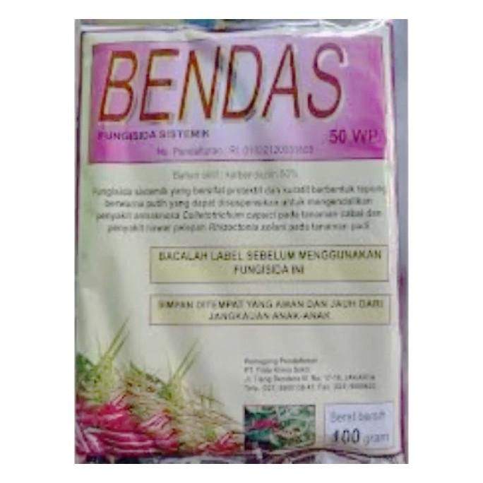Bendas 50Wp Fungisida Sistemik 100 Gram Bahan Aktif Karbendazim 50%
