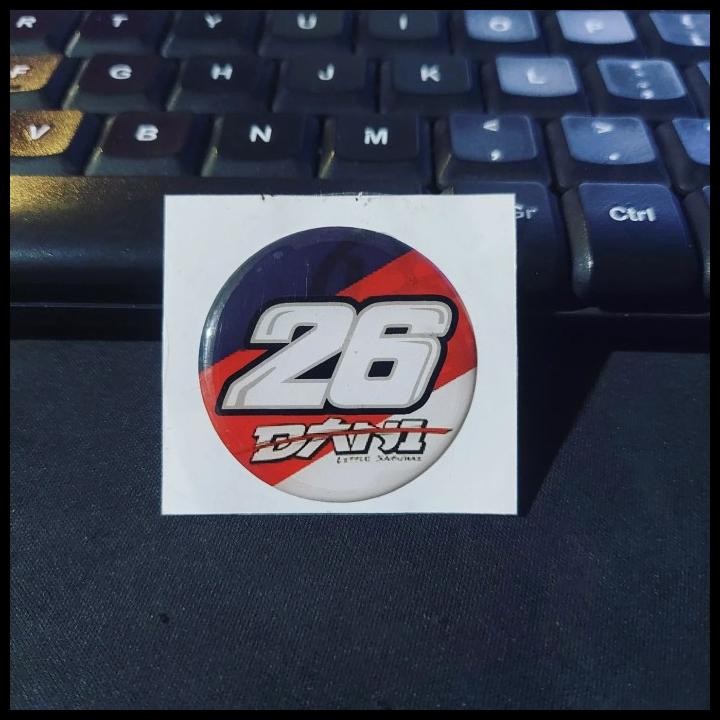 

DISKON STICKER TIMBUL RESIN 26 DANI PEDROSA BULAT LYCAL 3D LOGO KECIL SATUAN !!!