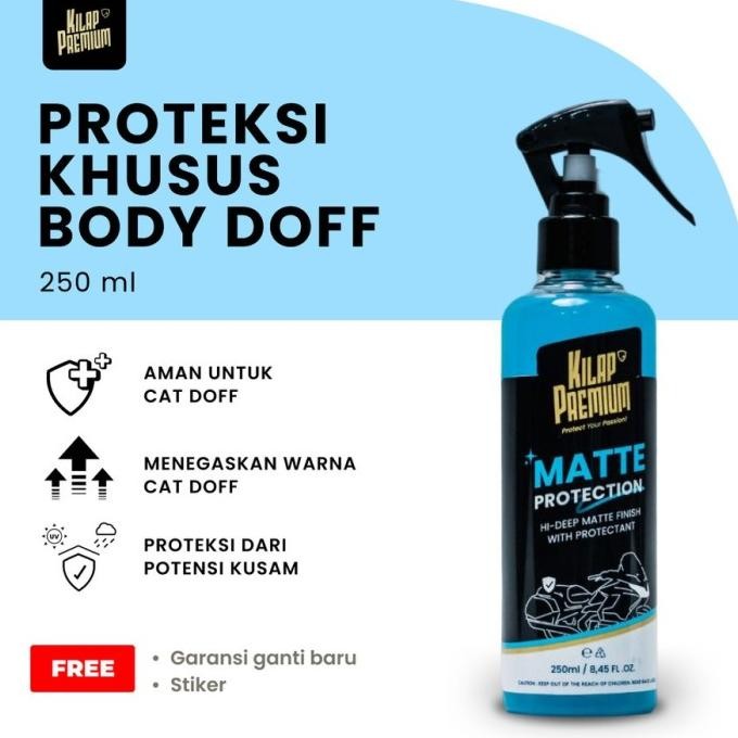 

KILAP PREMIUM MATTE PROTECTION / PENGKILAP DAN PELINDUNG CAT DOFF KENDARAAN DAN HELM ORIGINAL