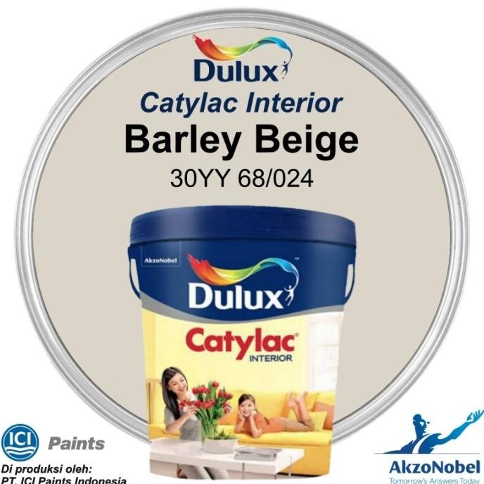 CAT DULUX CATYLAC INTERIOR 5 KG - BARLEY BEIGE 30YY 68/024 ORIGINAL