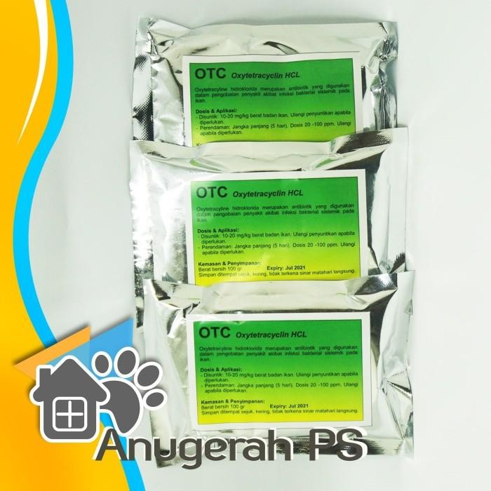 Obat Antibiotik Ikan Oxytetracyclin Otc