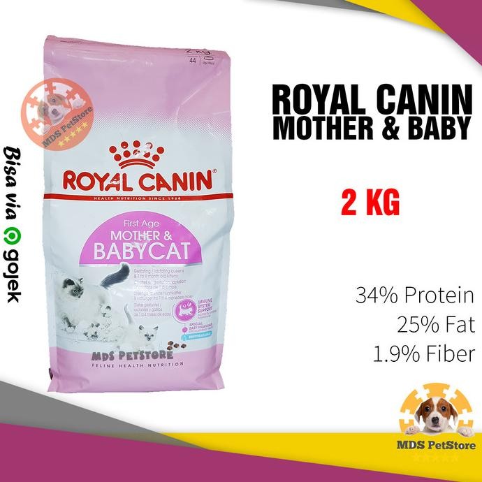 

ROYAL CANIN MOTHER & BABY CAT 2 KG | MAKANAN KUCING MOM AND BABY 2KG ORIGINAL