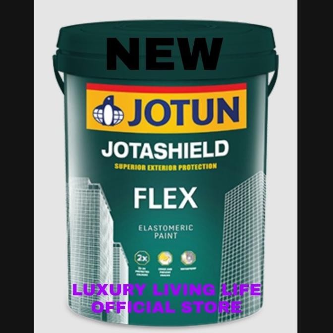 

CAT TEMBOK EXTERIOR JOTUN JOTASHIELD FLEX WARNA PUTIH 20L PAIL ORIGINAL