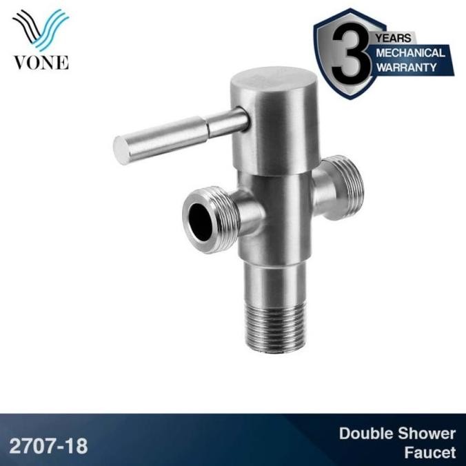 `````````] VONE 2707-18 Keran Stop Kran Air Toilet Kloset WC Jet Shower Cabang T