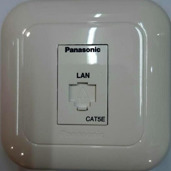 

SOCKET OUTLET DATA LAN CAT5E / CAT 6 RJ45 WEJ2488 IB PANASONIC ORIGINAL