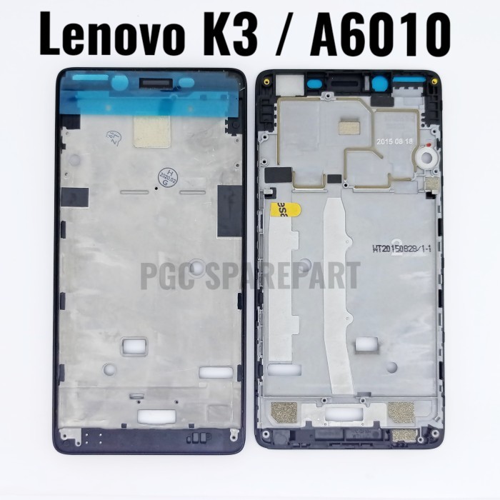 Frame Lenovo K3 / A6010 Bezzel Tulang tengah dudukan LCD Mesin