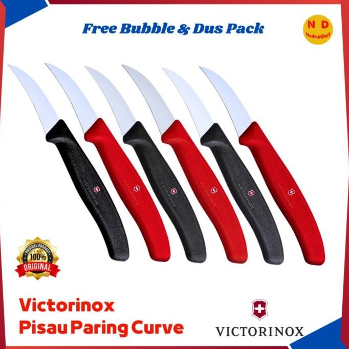 

Berkualitas Victorinox Pisau Dapur 6.7501 Pisau Paring Curve Shaping Original Swis