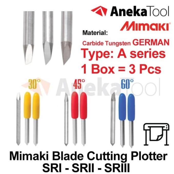 

Berkualitas Pisau Cutting Sticker Mimaki Blade - A Series (Baja Carbide German)