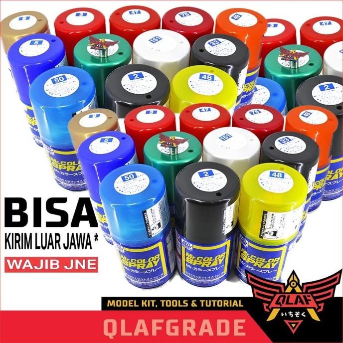 

SPRAYCAN MR COLOR SPRAY CAN AKRILIK CAT GUNDAM MODEL KIT MR HOBBY ORIGINAL