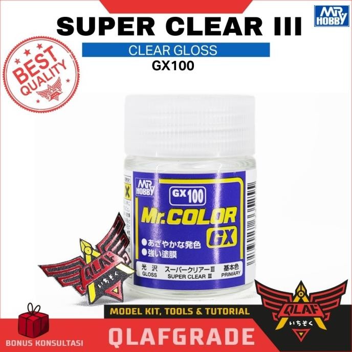 

GX100 SUPER CLEAR III GLOSS MAX COAT GX 100 AIRBRUSH CAT GUNDAM ORIGINAL