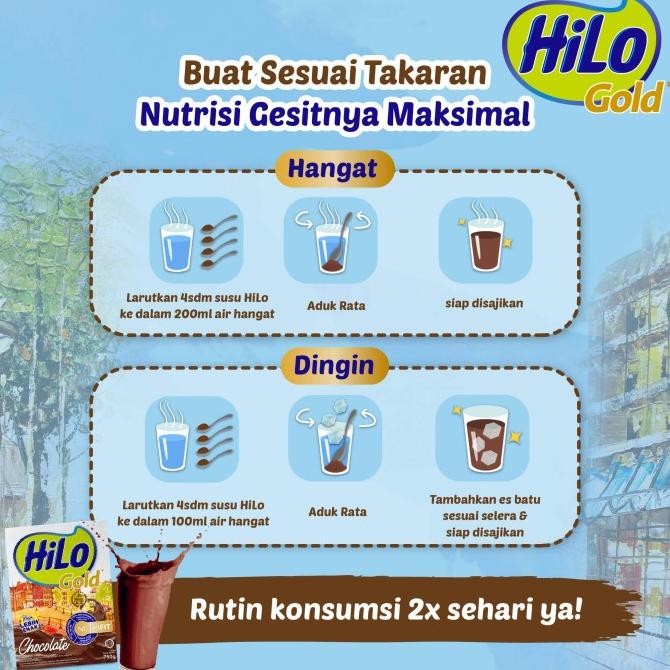 

Terlaris Hilo Gold Chocolate 1000Gr - Susu Tinggi Kalsium Rendah Lemak Ready Stok