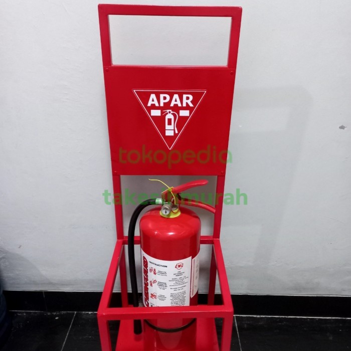 Jual Rak Apar Tabung 3Kg Sampe 9Kg / Rak Tabung Pemadam Tabung 3Kg Sampe 9K