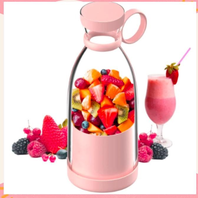 

Berkualitas blender jus buah mini portable 420 ml bottle capsule 6 mata pisau