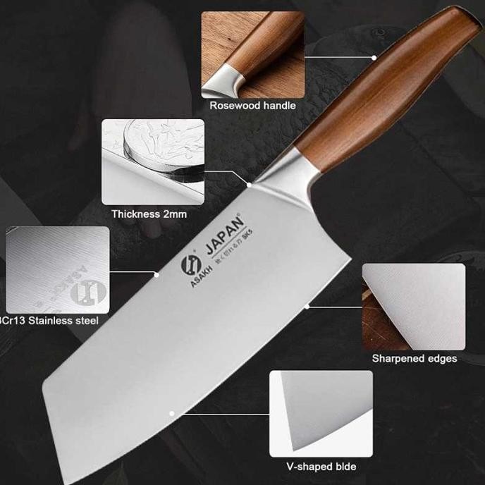 

Berkualitas Pisau Dapur Stainless Steel 3cr13