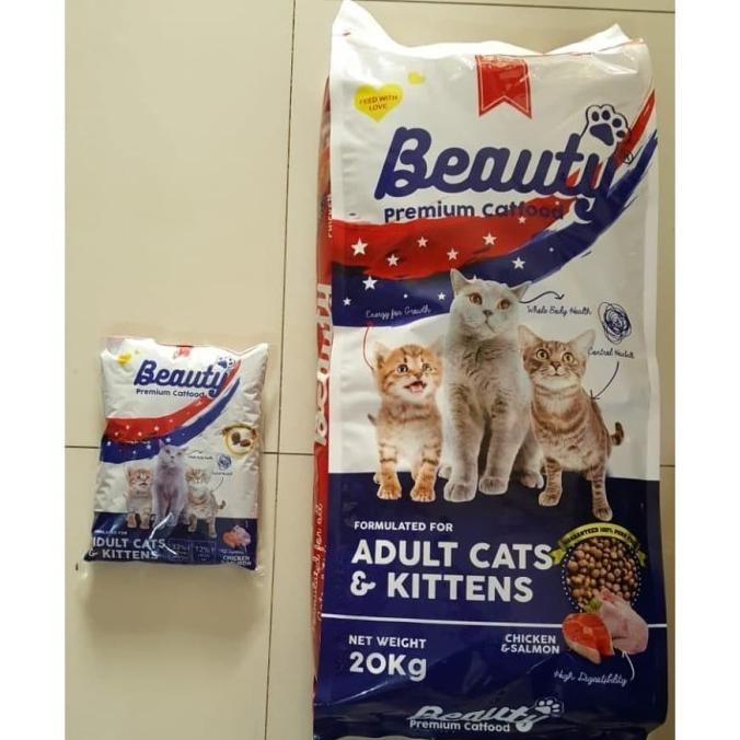 

BEAUTY CAT FOOD / MAKANAN KUCING KITTEN DAN ADULT 20 KG KHUSUS GOSEND ORIGINAL