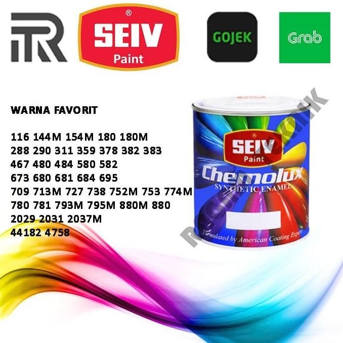 

SEIV CHEMOLUX CAT MINYAK BESI DAN KAYU SYNTHETIC ENAMEL 1KG 1LT ORIGINAL