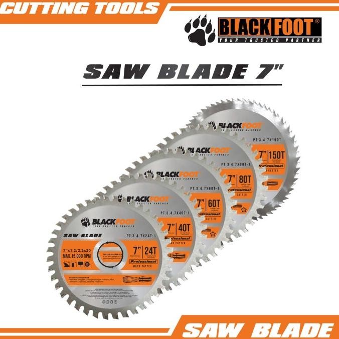 

Berkualitas BLACKFOOT MATA PISAU POTONG CIRCULAR SAW BLADE 7 INCH MULTI CUTTER