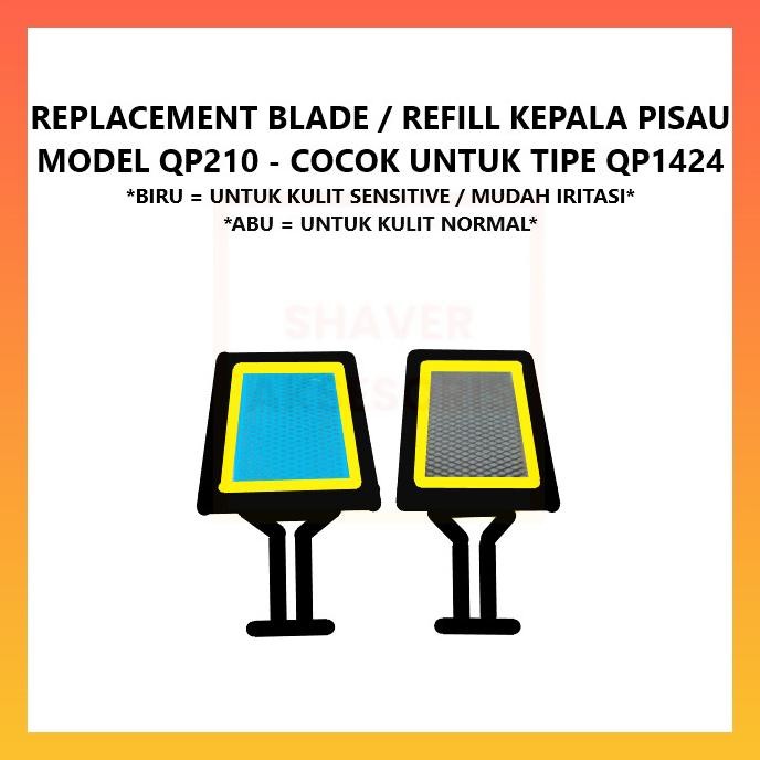 

Berkualitas refill pisau cocok & compatible for philips qp1424 blade replacement