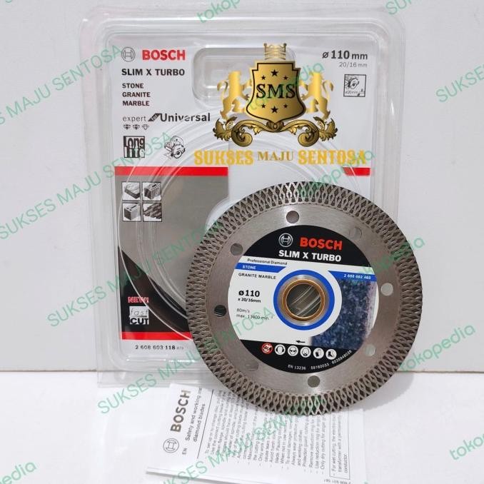 

Berkualitas DIAMOND WHEEL BOSCH TURBO SLIM 4"/PISAU POTONG KERAMIK GRANITE WET&DRY
