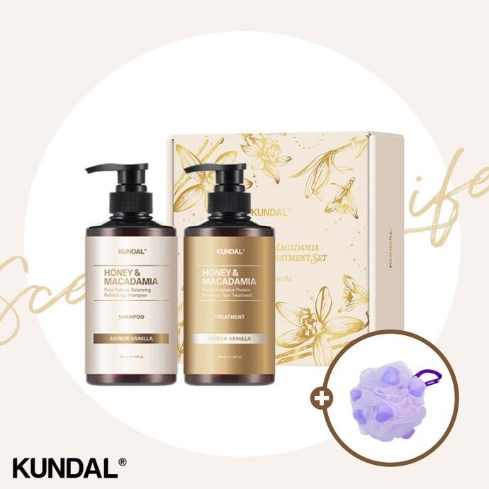 

Kundal Limited Edition Honey & Macadamia Amber Vanilla Set