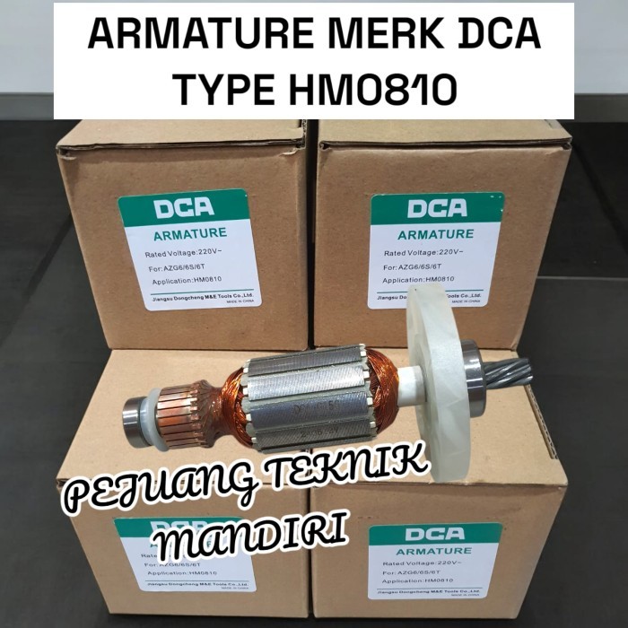 +++++] ARMATURE / ANGKER BUAT MESIN BOBOK MAKITA HM0810 HM 0810 MERK DCA / ARMATURE HM 0810 HM0810