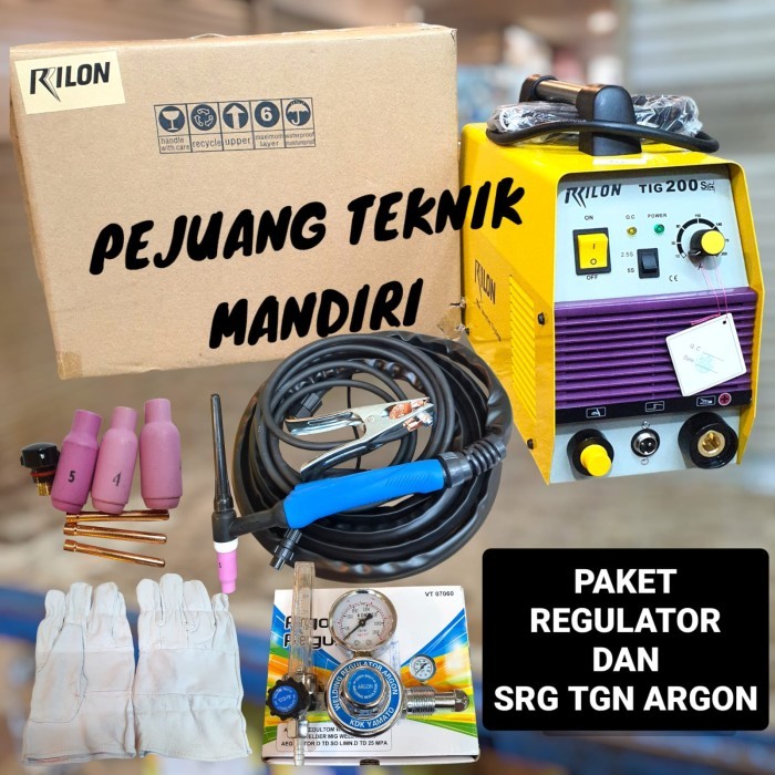 >>>>>] MESIN LAS ARGON RILON TIG 200 S / TRAFO LAS ARGON RILON TIG 200S