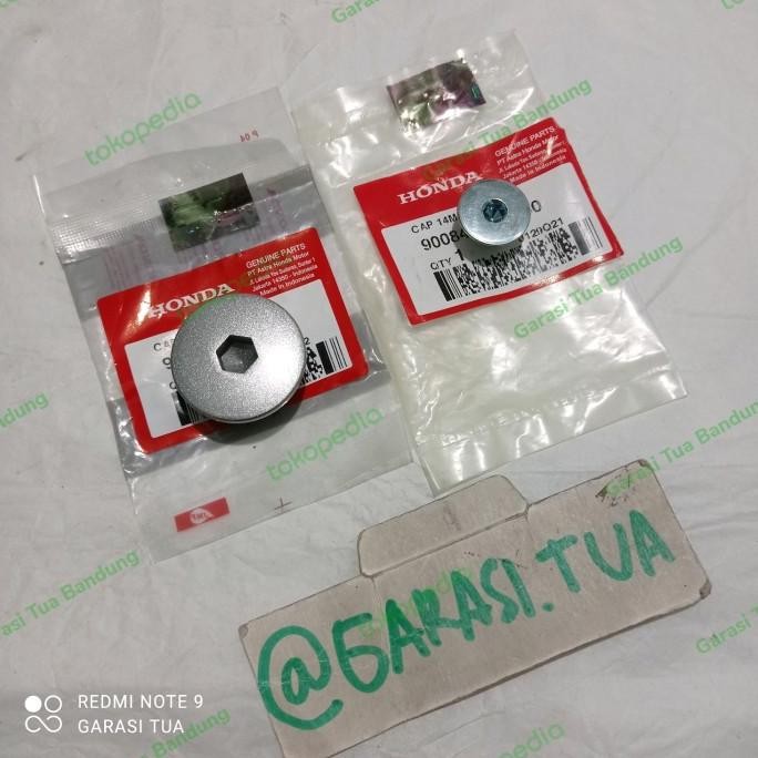 ori - cap tutup blok magnet karisma kharisma 125 d x asli ori original ahm