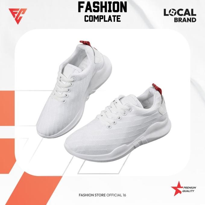 SEPATU WANITA IMPORT SNEAKER PEREMPUAN CEWEK SNEAKERS KETS SP-20 PUTIH
