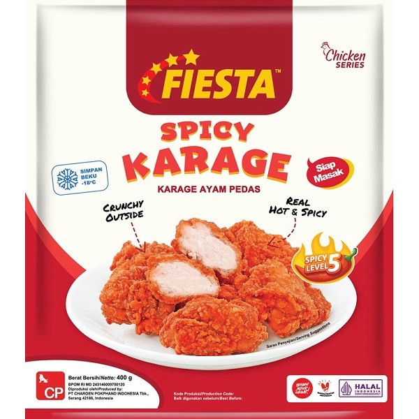 

FIESTA SPICY CHICKEN KARAGE 400 GR