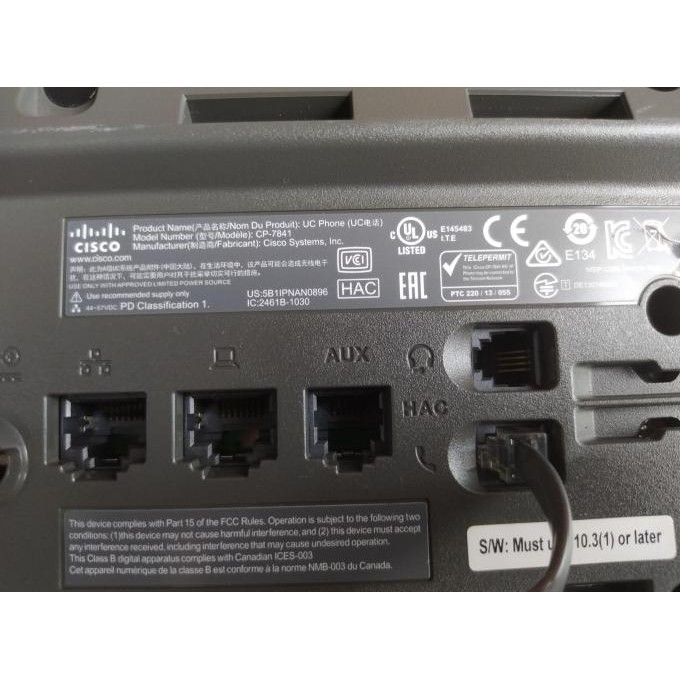 Cisco 7821 CP-7821-K9 Unified IP Phone