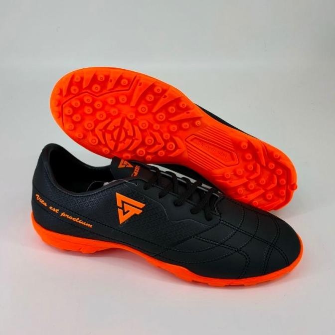 SEPATU FUTSAL GAZTRUZ REBOND BLACK ORANGE