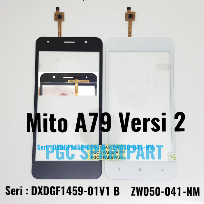 Original Touchscreen Mito A79 Versi 2 - Kaca TS V.2 Ver.2 Version 2