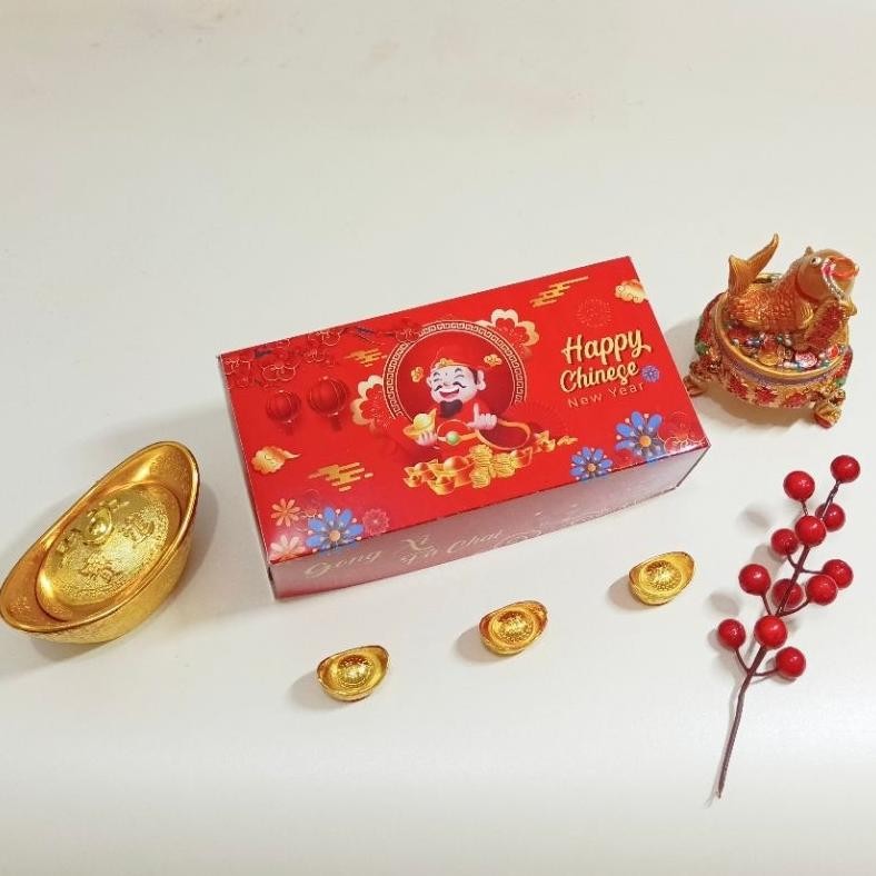 

Kotak Kue Imlek ,Kotak kue keranjang isi 2 & 4 (1 pack 10 pcs)