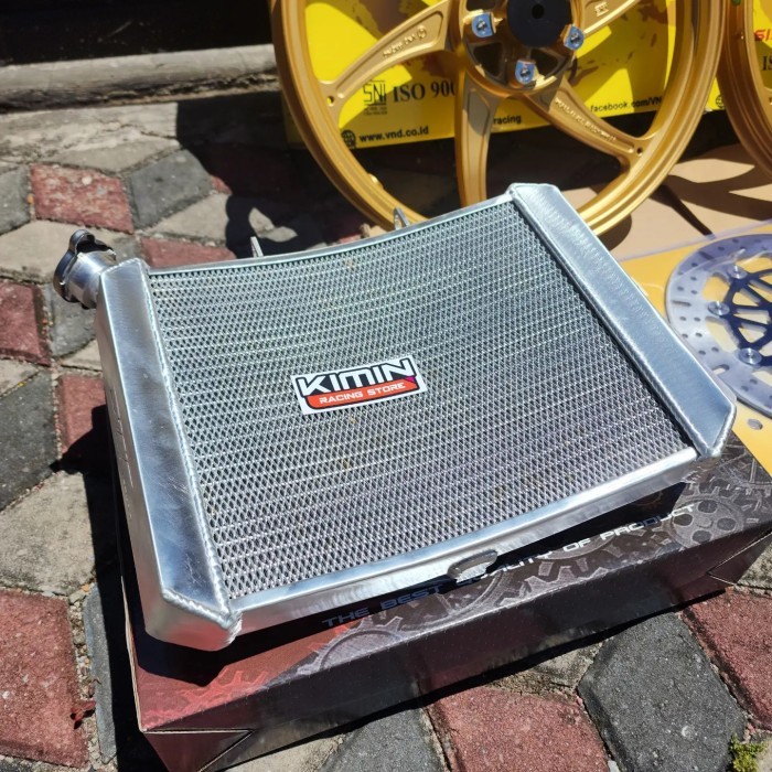 Radiator QTT MX King / Exciter CURVE - Alumunium - QTT Race Proven