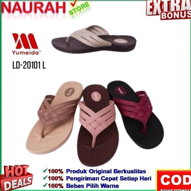 SENDAL JEPIT WANITA YUMEIDA LD 20101 L SANDAL JEPIT SILANG ANYAM TALI