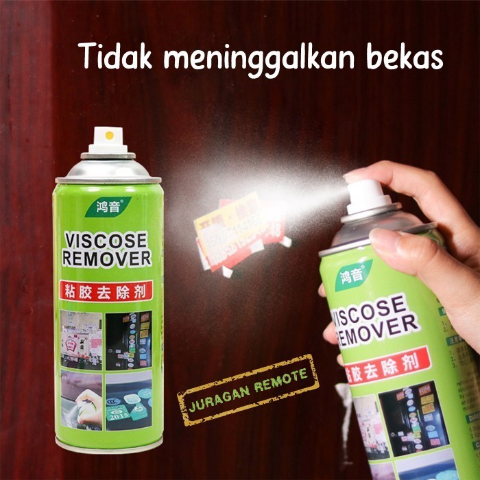 Penghilang Noda Lem Stiker Sticker Perekat Spray Pembersih Remover Lem Bekas Stiker Plastik Kertas