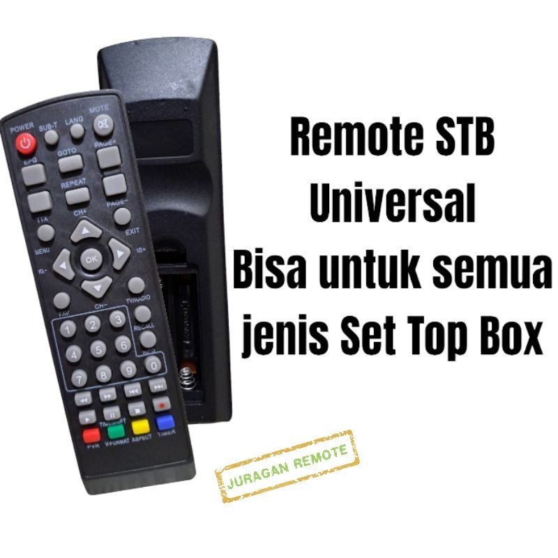REMOTE UNIVERSAL SET TOP BOX STB DVB-T2 / REMOT STB DIGITAL MURAH