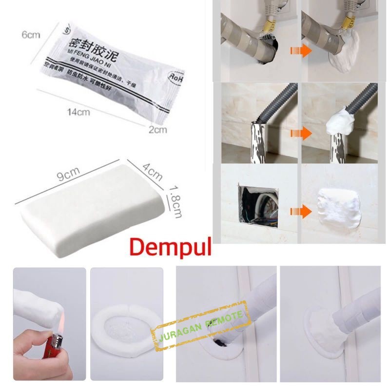 SEALENT DEMPUL INSTANT PENAMBAL DINDING TEMBOK LUBANG RETAK