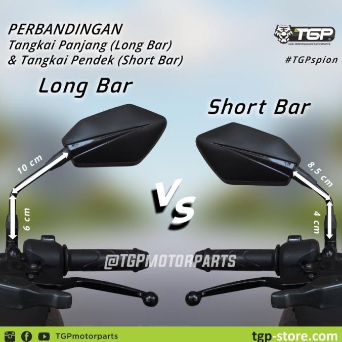 Terbaru Kaca Spion Tgp Bold Cocok Untuk Semua Motor Yamaha Kaca Asli lesmo99 Ayo Beli
