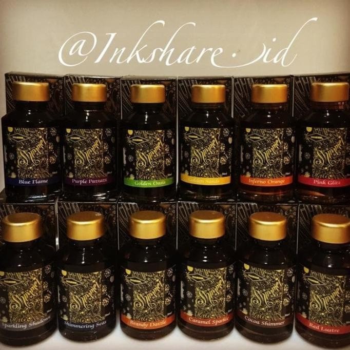 

TERBARU - Diamine Shimmering Inks - Fountain Pen Ink / Tinta 50ml Botol