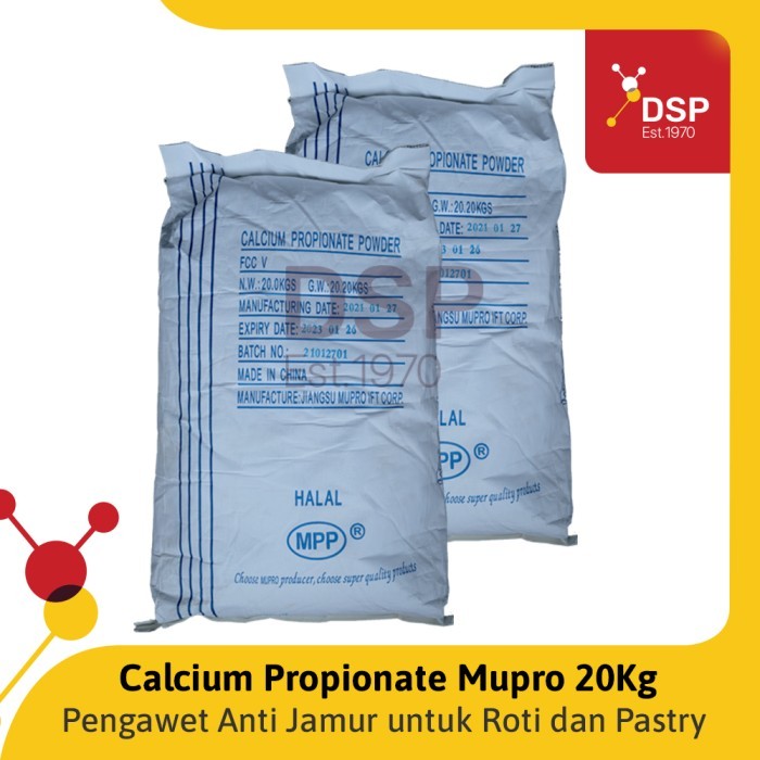 

Termurah Calcium Propionate Powder Mupro Ex. Rrt Food Grade Anti Tengik Ready