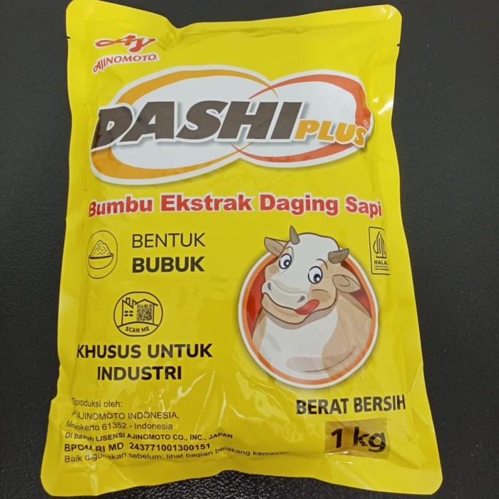 

Termurah Dashi Plus Ajinomoto Kaldu Sapi / Karton 1 Kg X 20 Bks Ready