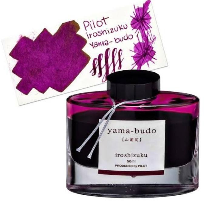 

TERBARU - Ink Iroshizuku YAMA-BUDO PILOT 50ml Made In Japan INK-50-INT